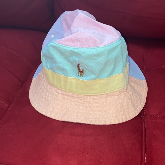 Mens Polo Color block Oxford Bucket Hat - Picture 5 of 7